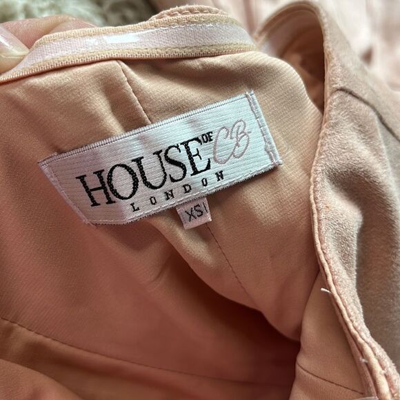 House of CB 'Leyla' Strapless Blush Corset Dress XS - Picture 7 of 14